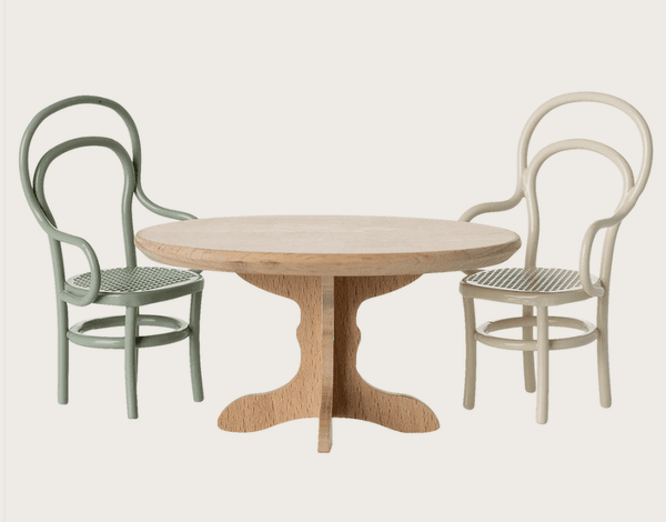 Hovedbilde SPISEBORD TIL MUS – Ovalt naturtre – Maileg