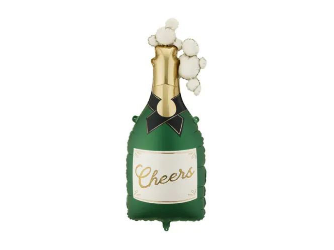 Hovedbilde FOLIEBALLONG – Champagneflaske – PartyDeco