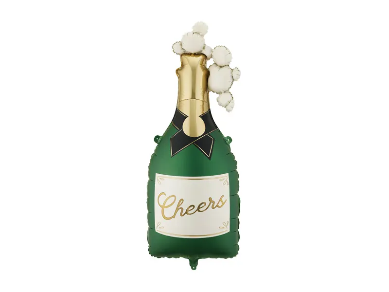 FOLIEBALLONG – Champagneflaske – PartyDeco