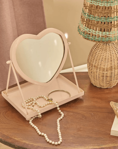 Hovedbilde HJERTESPEIL – Lys rosa – Rice