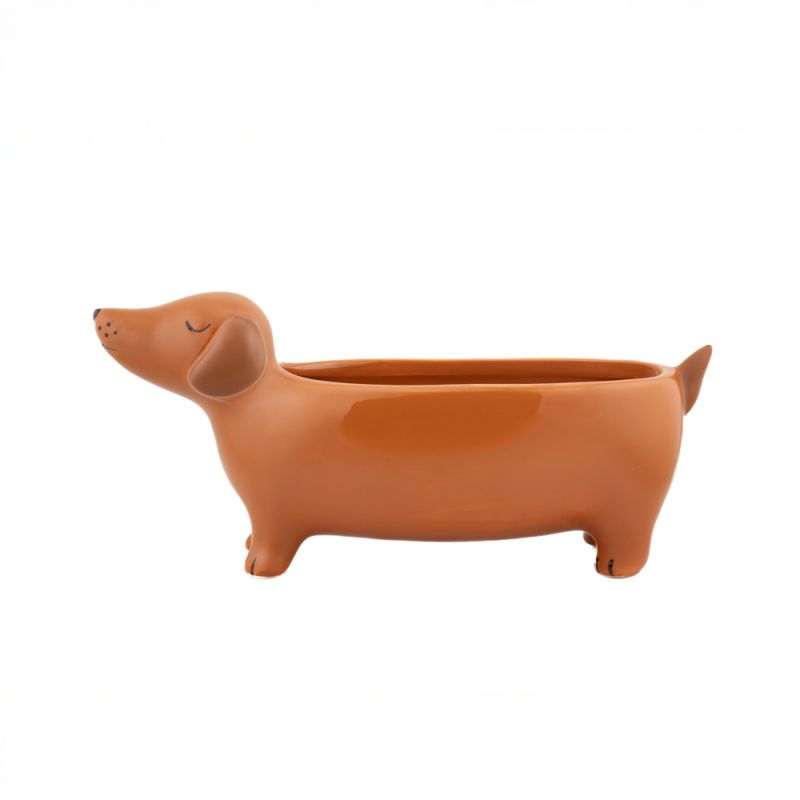 BLOMSTERPOTTE – Dachshund – Sass & Belle
