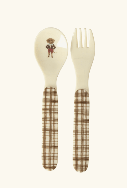 BABY SPISESETT – Dachshund & Venner – Rice x Nathalie Lété