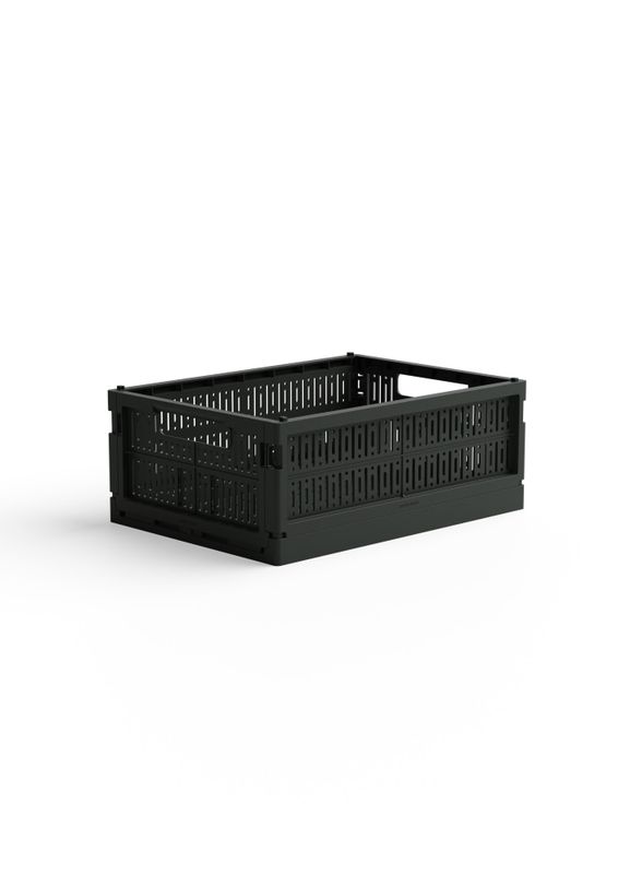 MIDI FOLDEKASSE - Washed Black Sweater - Made Crate