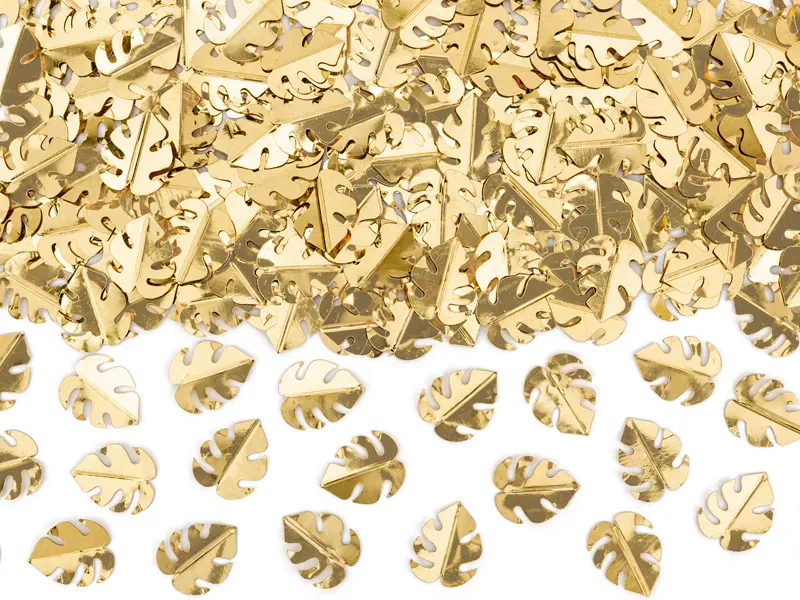 KONFETTI – Gull blader metallic – PartyDeco