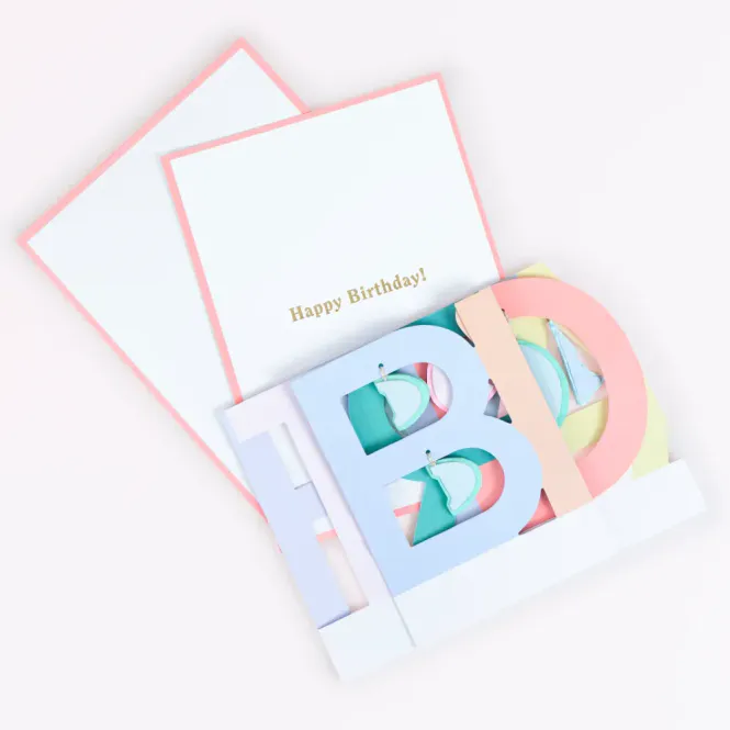Hovedbilde KORT – Happy Birthday Pop-Up – Meri Meri