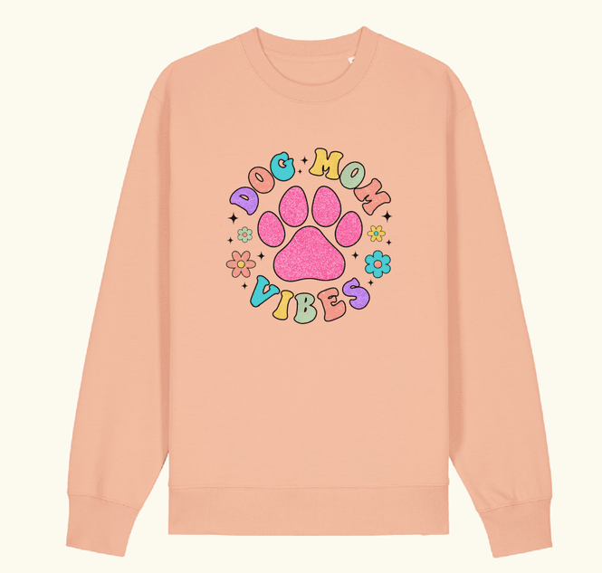Hovedbilde GENSER – Dog Mom Vibes – Festligetrykk