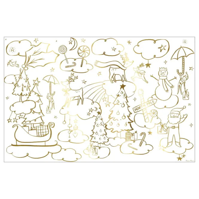 Hovedbilde FARGELEGGINGSPLAKATER – Jul – 2 stk – ...