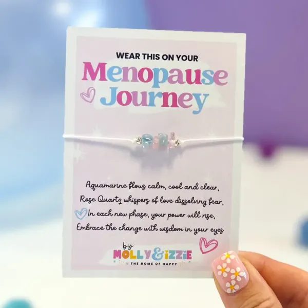 Hovedbilde ARMBÅND MED KRYSTALLER – Menopause Journey – by ...