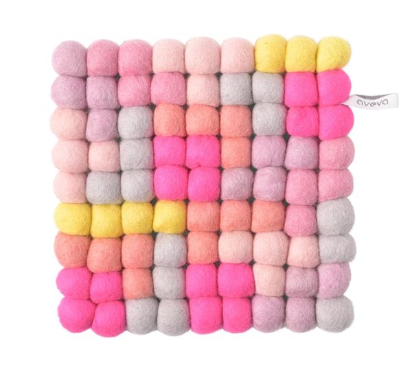 Hovedbilde KJELEUNDERLAG I ULL – Firkant Pastellmiks – ...