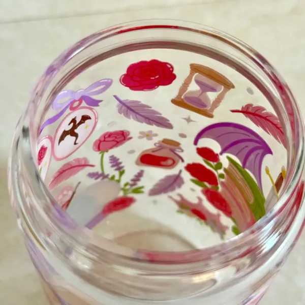 Hovedbilde DRIKKEGLASS MED LOKK OG SUGERØR – For ...