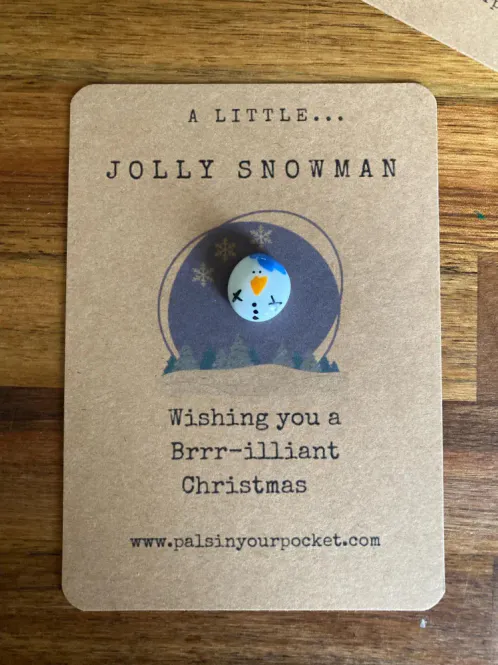 Hovedbilde LOMMEVENN – A Little Jolly Snowman – Wishing ...