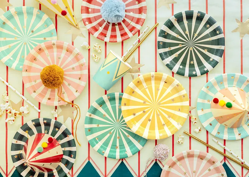 PAPPASJETTER – Circus Striper – 6 pk – PartyDeco
