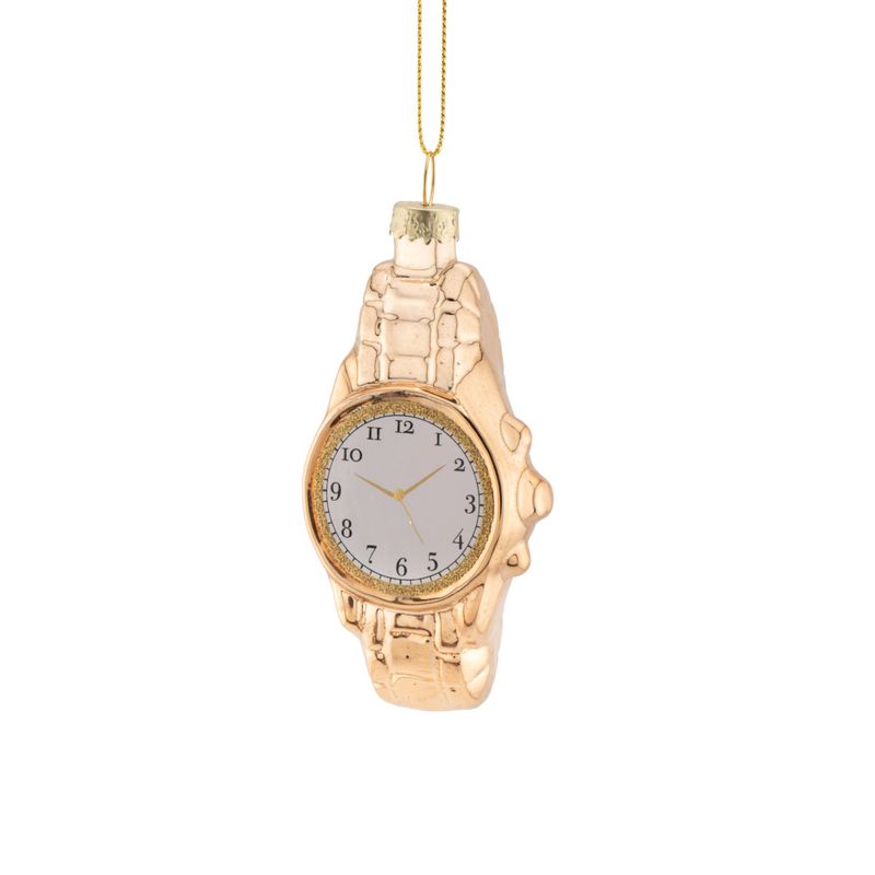 JULETREPYNT – Gullfarget armbåndsur – Sass & Belle