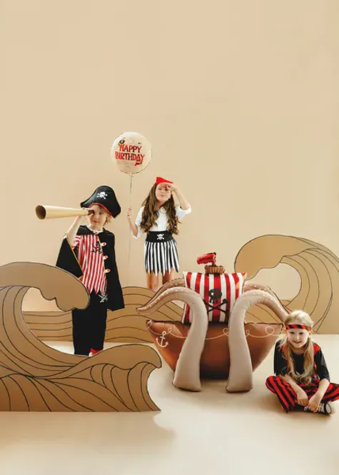 Hovedbilde FOLIEBALLONG – Stående piratskip – PartyDeco