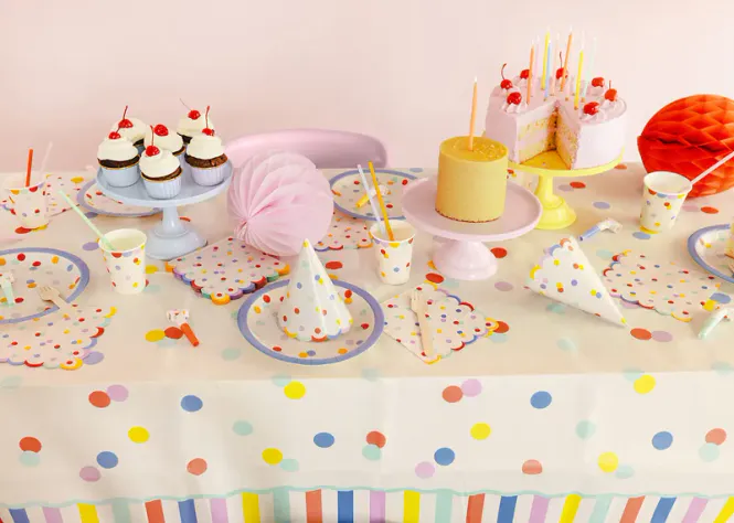 Hovedbilde PAPPASJETTER - Konfetti - 6 pk - PartyDeco