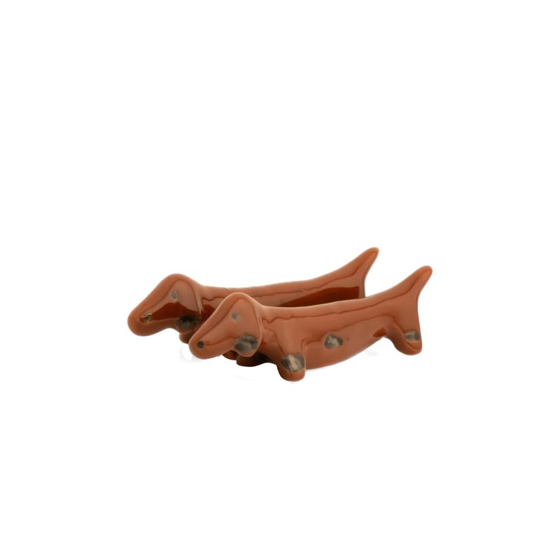 SPISEPINNEHOLDER – Dachshund – Sett med 2 – Sass & Belle