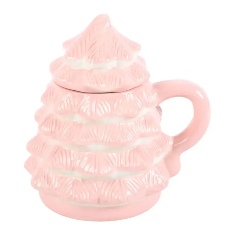 KOPP MED LOKK – Rosa juletre – Something Different